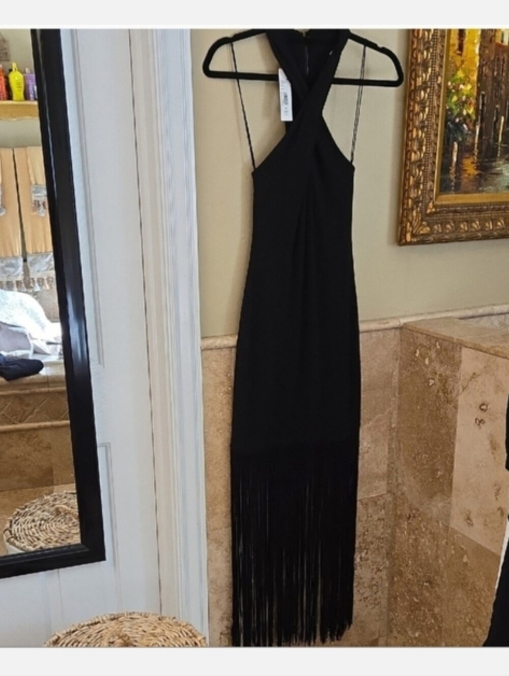 New Alice + Olivia Black Dress size 8 - Picture 2 of 5